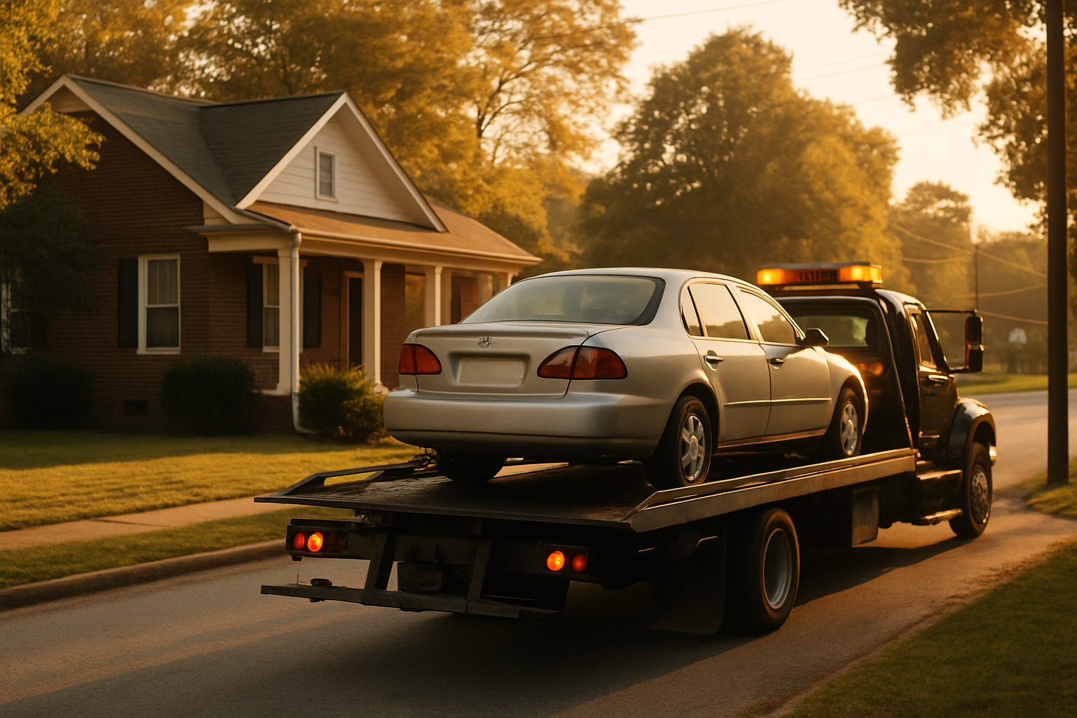 Vehicle donation moment in Macon